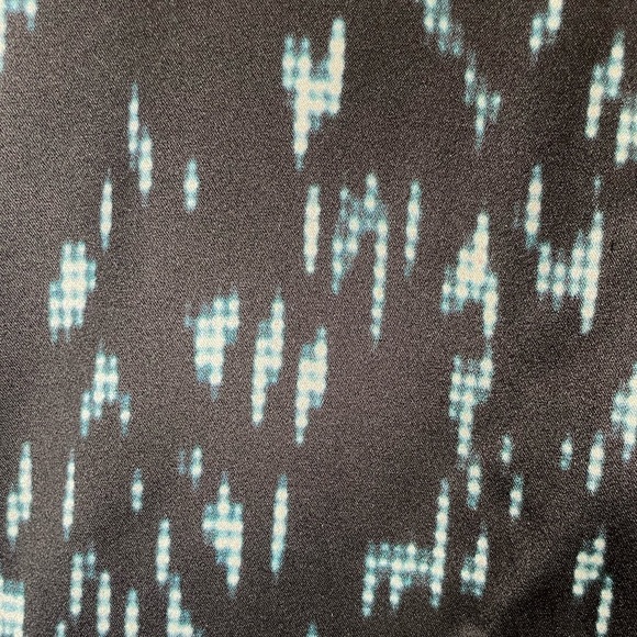 Theory Rikina Flame Silk Chiffon Sleeveless Drape Shift Dress Womens Sz 8 - Picture 11 of 14